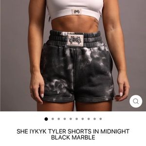 Darc Sport IYKYK Tyler Shorts Midnight Black Marble - SOLD OUT ON WEBSITE